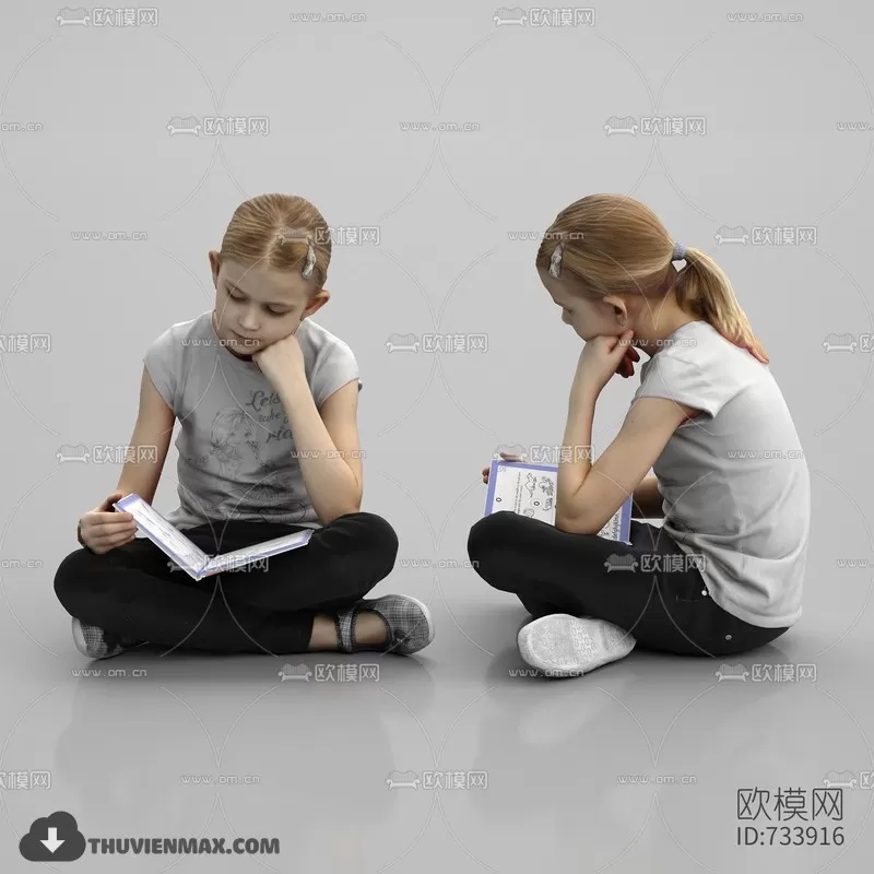 3DSKYFREE – HUMAN - PEOPLE 3DS MAX MODELS