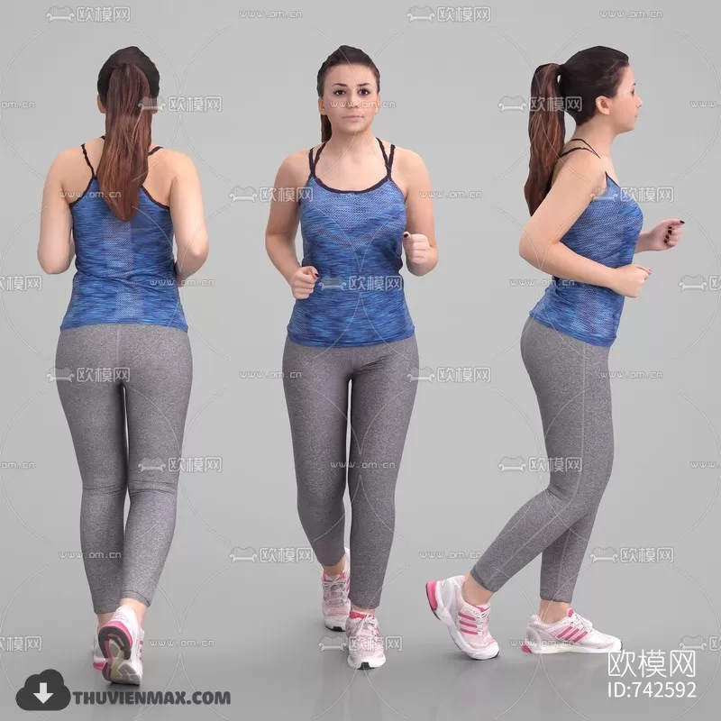 3DSKYFREE – HUMAN - PEOPLE 3DS MAX MODELS