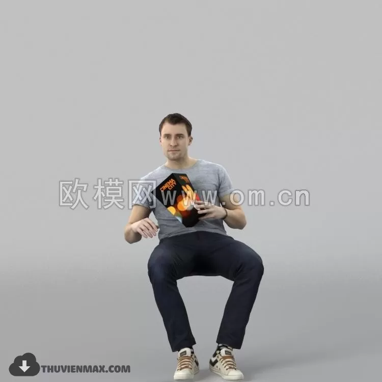 3DSKYFREE – HUMAN - PEOPLE 3DS MAX MODELS