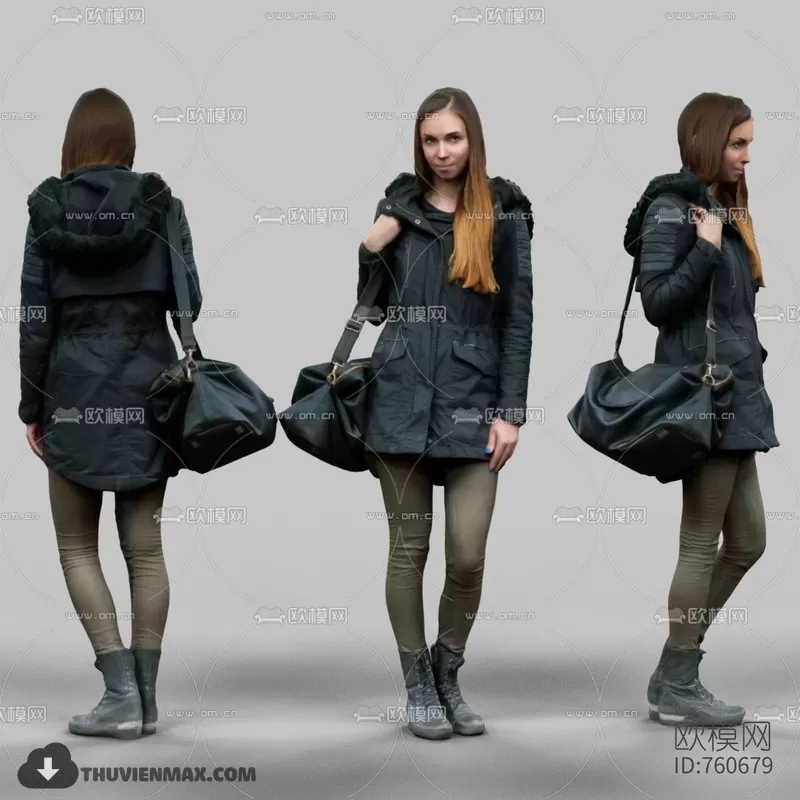 3DSKYFREE – HUMAN - PEOPLE 3DS MAX MODELS