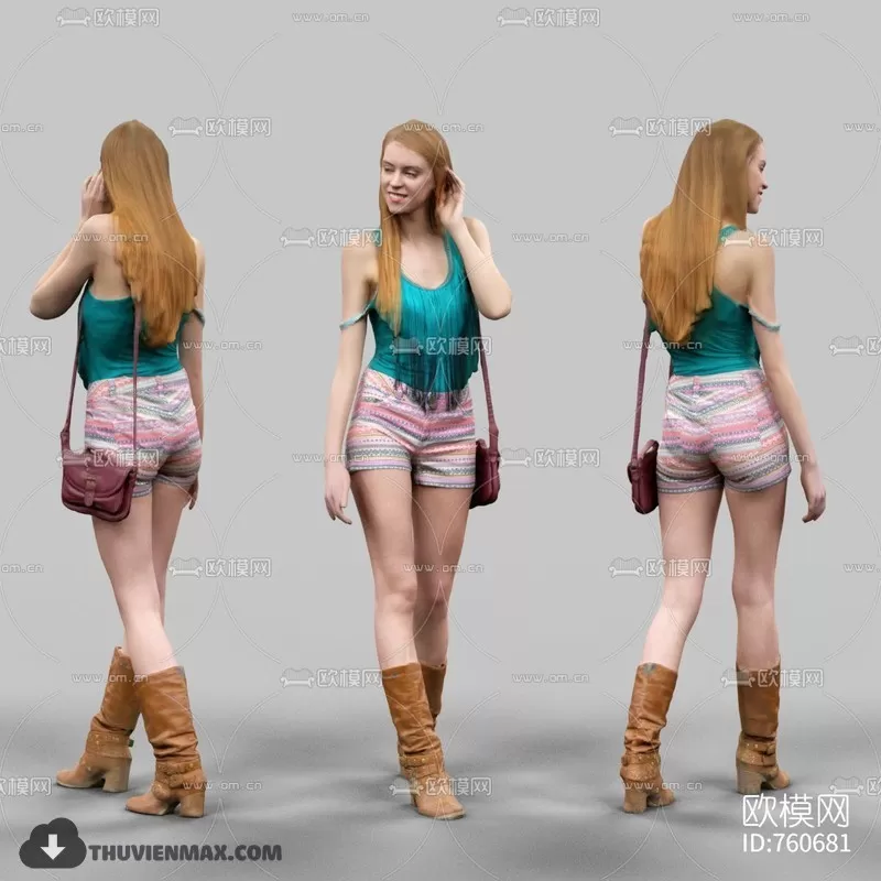 3DSKYFREE – HUMAN - PEOPLE 3DS MAX MODELS