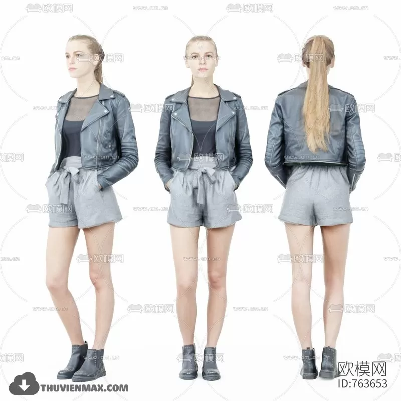 3DSKYFREE – HUMAN - PEOPLE 3DS MAX MODELS