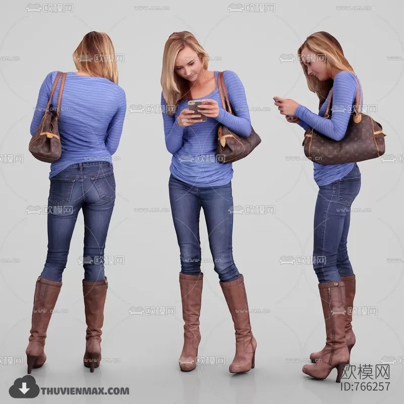 3DSKYFREE – HUMAN - PEOPLE 3DS MAX MODELS