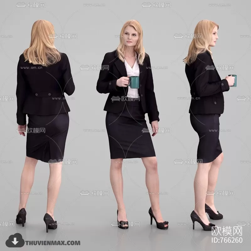 3DSKYFREE – HUMAN - PEOPLE 3DS MAX MODELS