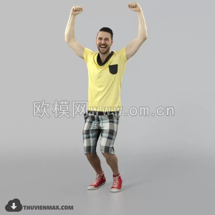 3DSKYFREE – HUMAN - PEOPLE 3DS MAX MODELS