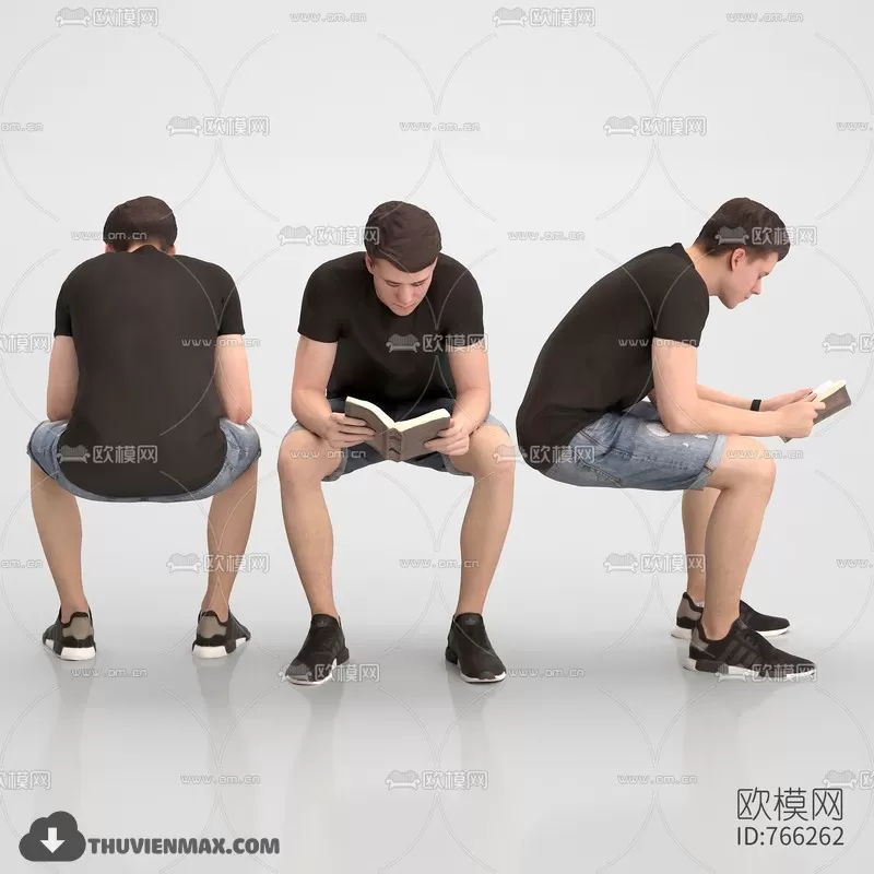 3DSKYFREE – HUMAN - PEOPLE 3DS MAX MODELS