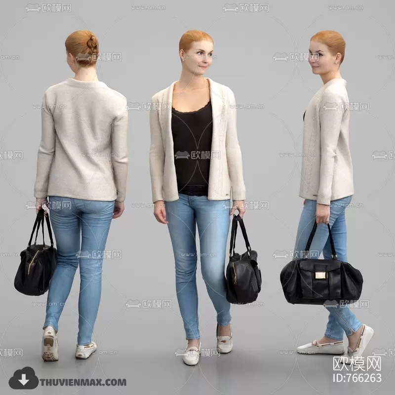 3DSKYFREE – HUMAN - PEOPLE 3DS MAX MODELS