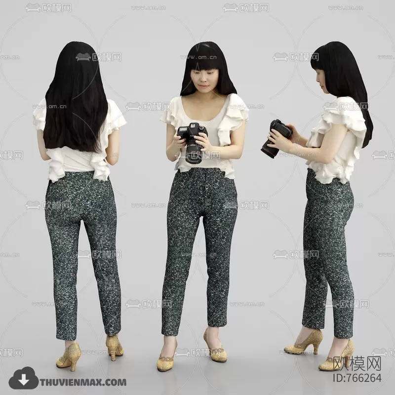 3DSKYFREE – HUMAN - PEOPLE 3DS MAX MODELS