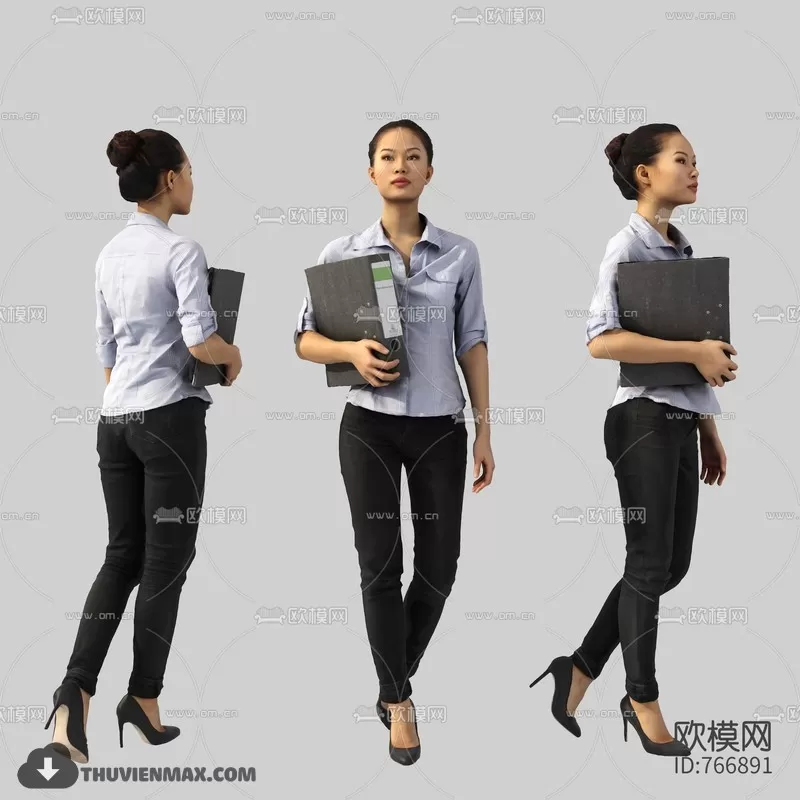 3DSKYFREE – HUMAN - PEOPLE 3DS MAX MODELS