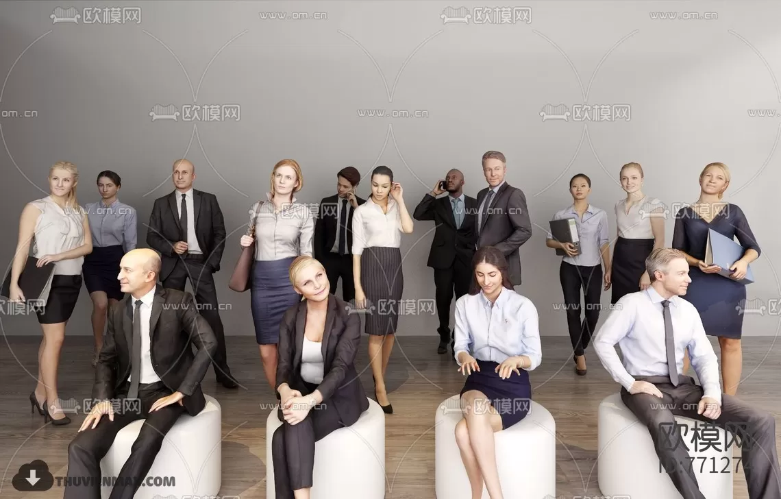 3DSKYFREE – HUMAN - PEOPLE 3DS MAX MODELS