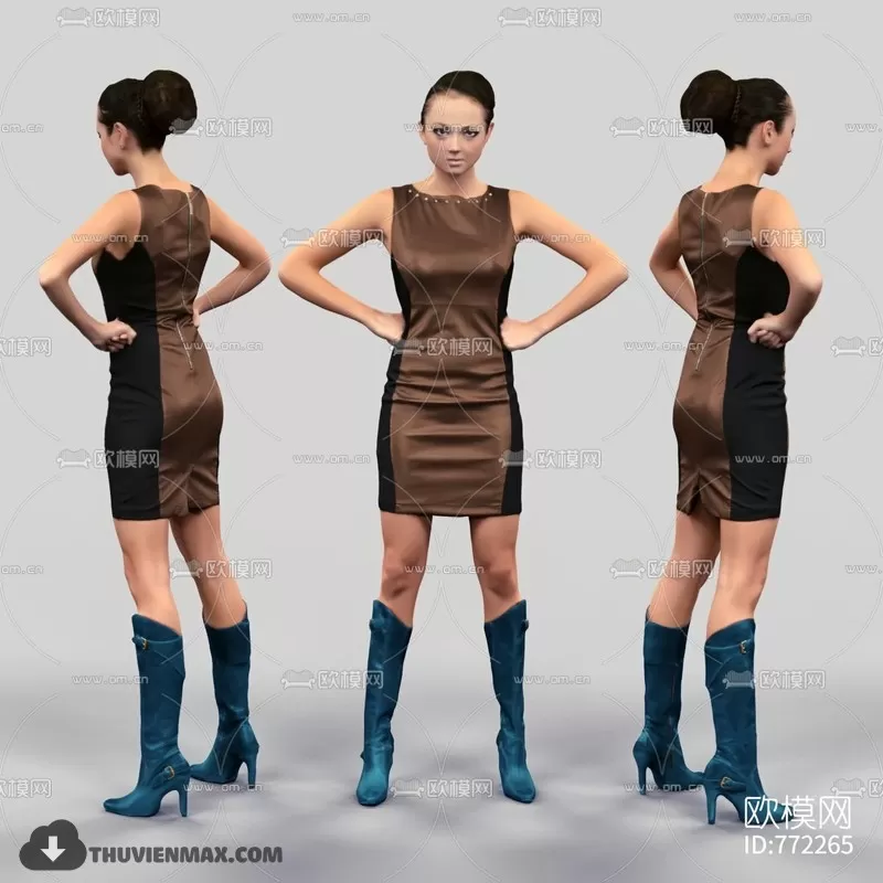 3DSKYFREE – HUMAN - PEOPLE 3DS MAX MODELS