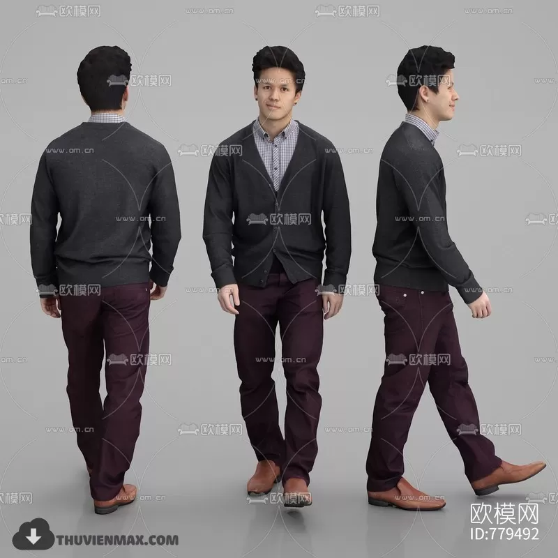 3DSKYFREE – HUMAN - PEOPLE 3DS MAX MODELS