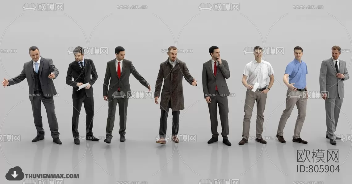 3DSKYFREE – HUMAN - PEOPLE 3DS MAX MODELS