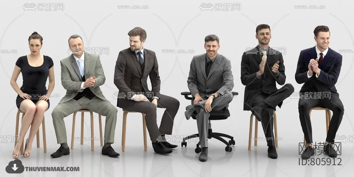 3DSKYFREE – HUMAN - PEOPLE 3DS MAX MODELS