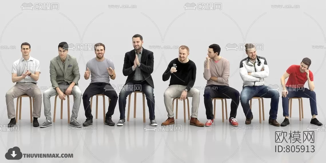 3DSKYFREE – HUMAN - PEOPLE 3DS MAX MODELS