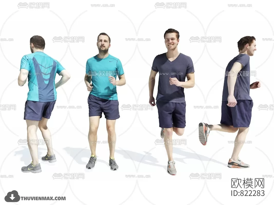 3DSKYFREE – HUMAN - PEOPLE 3DS MAX MODELS