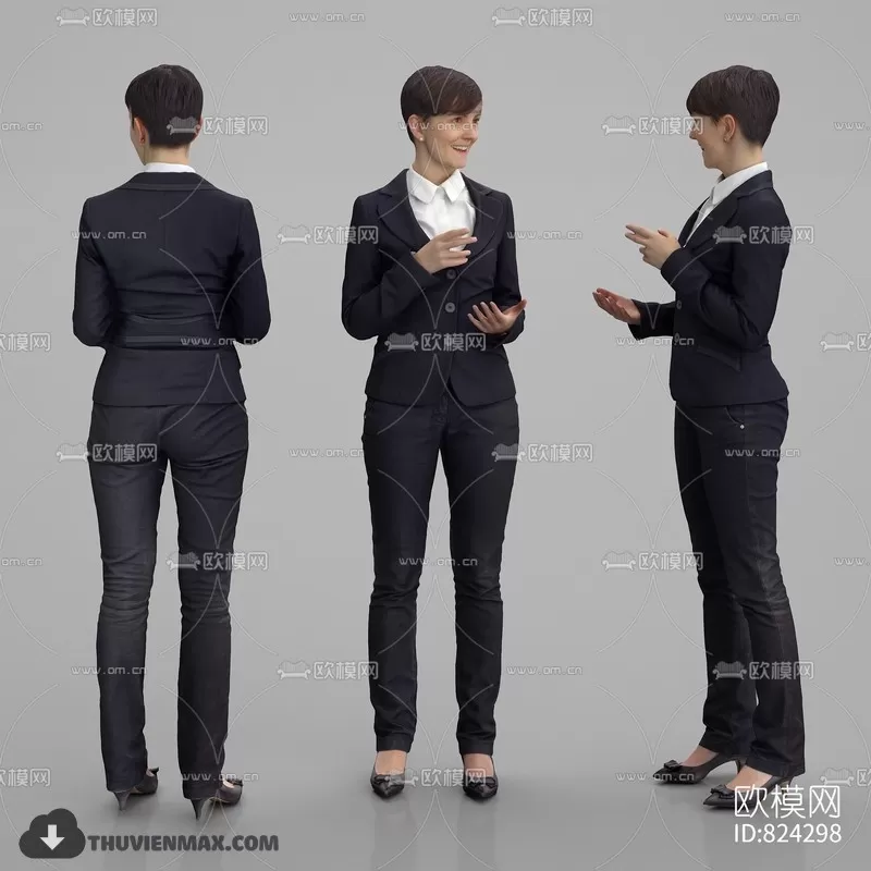 3DSKYFREE – HUMAN - PEOPLE 3DS MAX MODELS