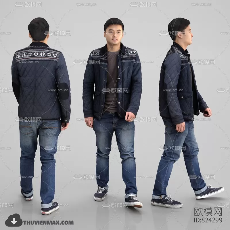 3DSKYFREE – HUMAN - PEOPLE 3DS MAX MODELS