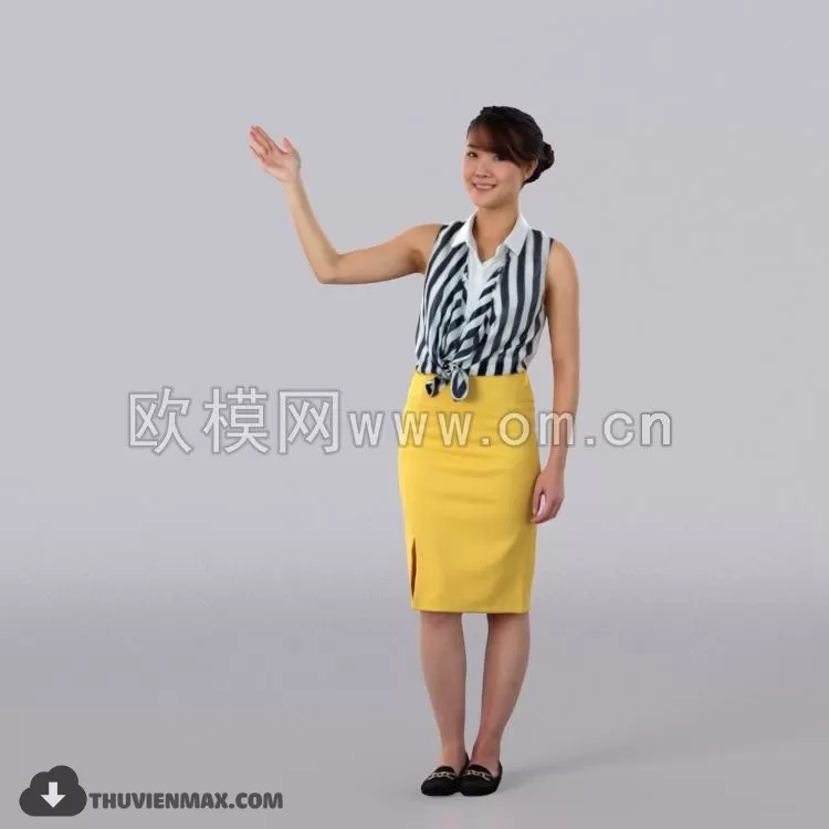 3DSKYFREE – HUMAN - PEOPLE 3DS MAX MODELS