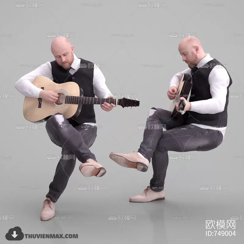 3DSKYFREE – HUMAN - PEOPLE 3DS MAX MODELS