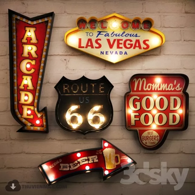 3DSKYFREE – INTERIOR - BAR 3DS MAX MODELS