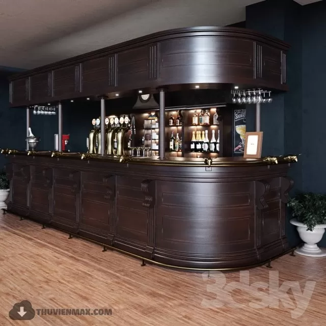 3DSKYFREE – INTERIOR - BAR 3DS MAX MODELS