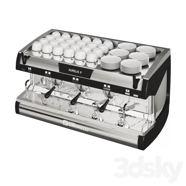 3DSKYFREE – INTERIOR - COFFEE 3DS MAX MODELS