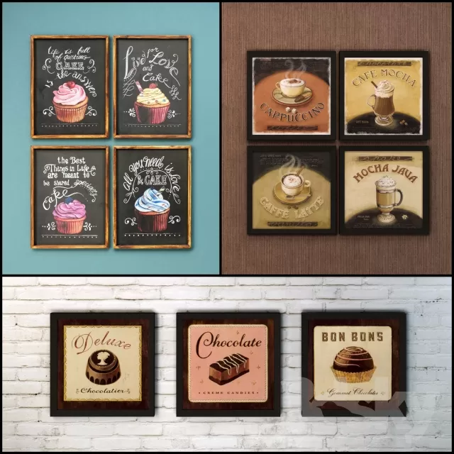 3DSKYFREE – INTERIOR - COFFEE 3DS MAX MODELS