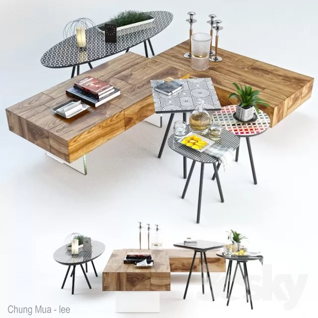 3DSKYFREE – INTERIOR - COFFEE 3DS MAX MODELS