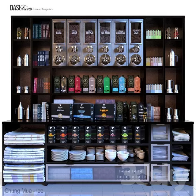 3DSKYFREE – INTERIOR - COFFEE 3DS MAX MODELS