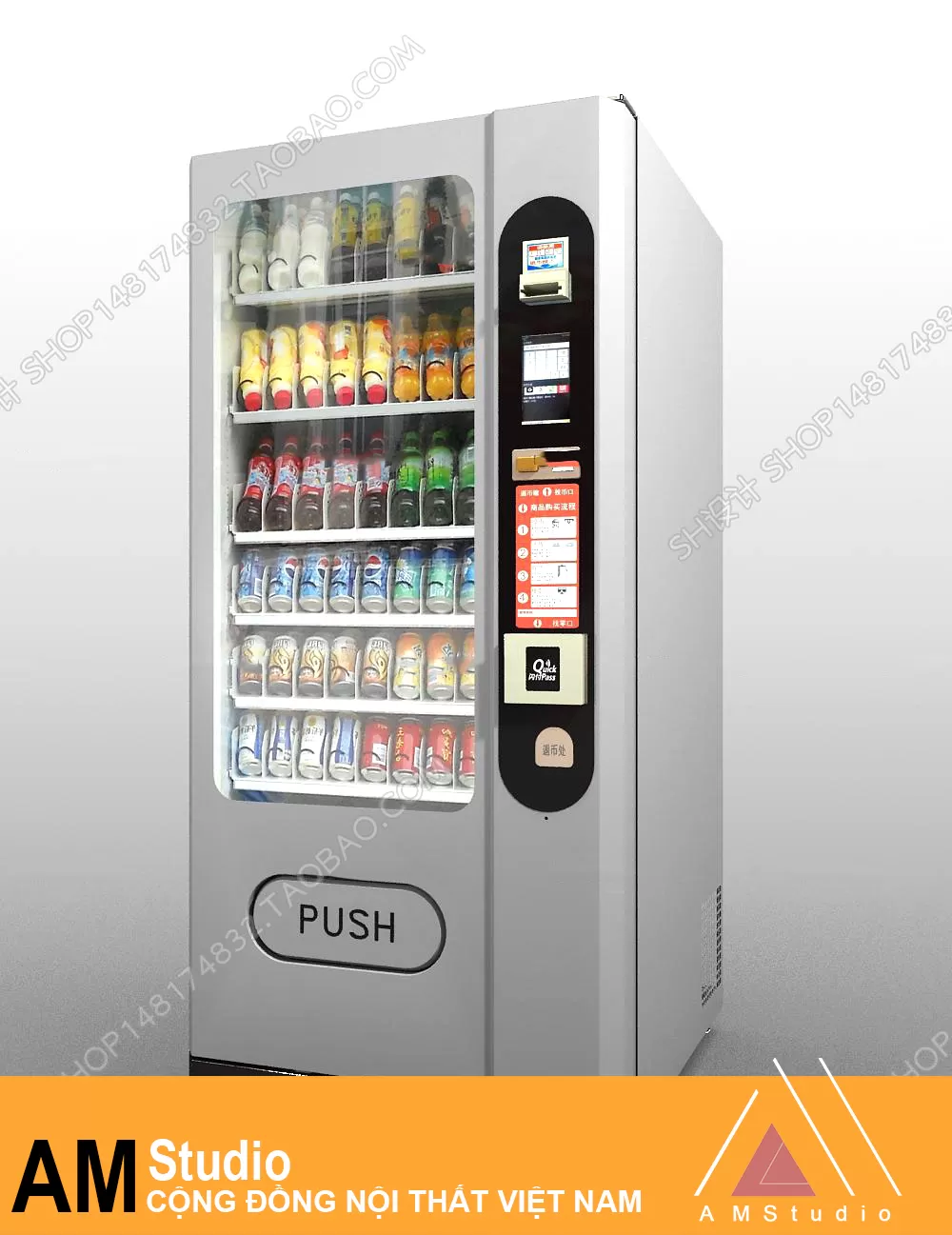 3DSKYFREE – INTERIOR - DRINK STORE 3DS MAX MODELS