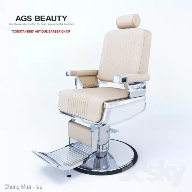 3DSKYFREE – INTERIOR - HAIR CUT 3DS MAX MODELS