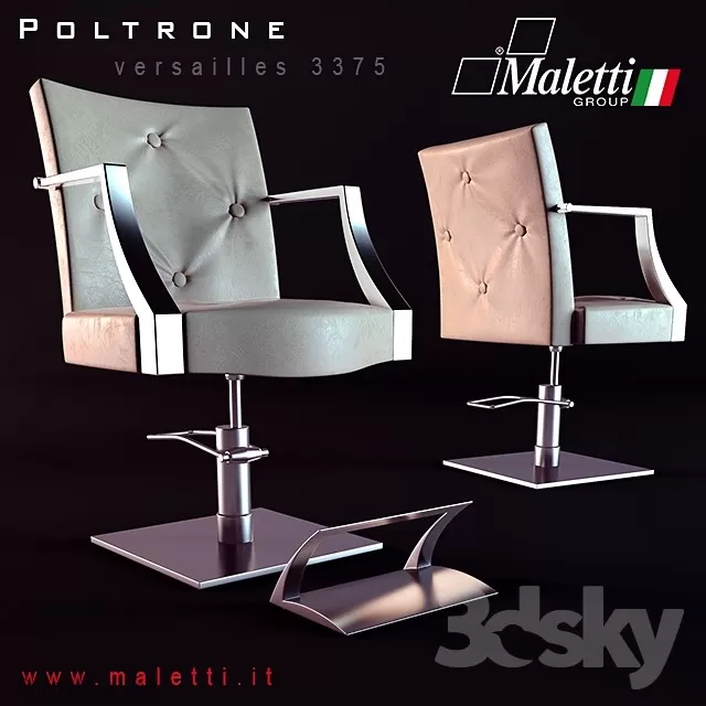 3DSKYFREE – INTERIOR - HAIR CUT 3DS MAX MODELS