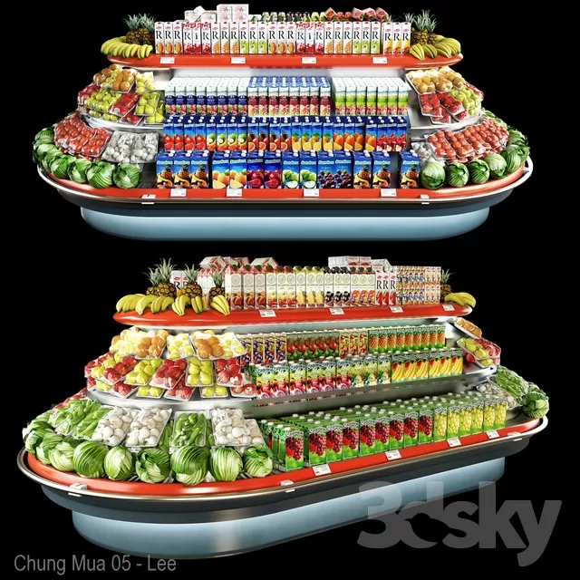 3DSKYFREE – INTERIOR - MARKET 3DS MAX MODELS