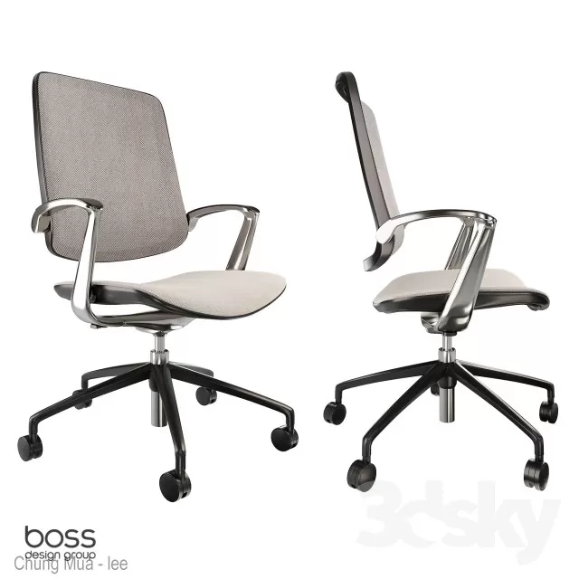 3DSKYFREE – INTERIOR - OFFICE 3DS MAX MODELS