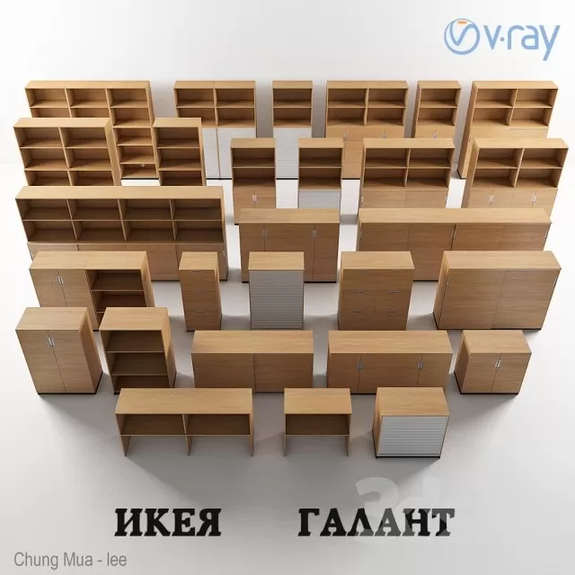 3DSKYFREE – INTERIOR - OFFICE 3DS MAX MODELS