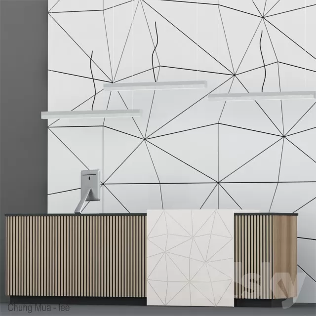 3DSKYFREE – INTERIOR - RECEPTION 3DS MAX MODELS