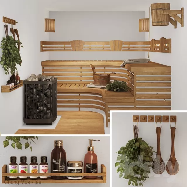 3DSKYFREE – INTERIOR - SPA 3DS MAX MODELS