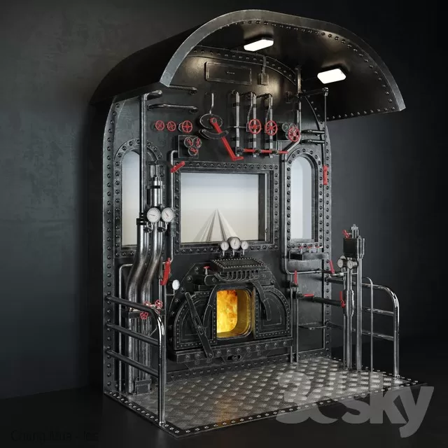 3DSKYFREE – INTERIOR - WORKSHOP 3DS MAX MODELS