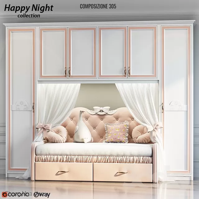 3DSKYFREE – KID - BED 3DS MAX MODELS