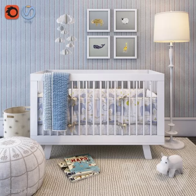 3DSKYFREE – KID - BED 3DS MAX MODELS
