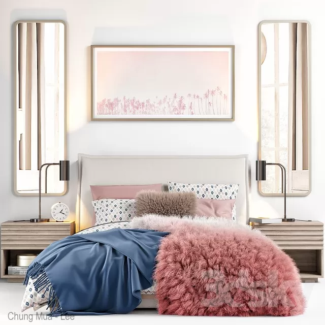 3DSKYFREE – KID - BED 3DS MAX MODELS