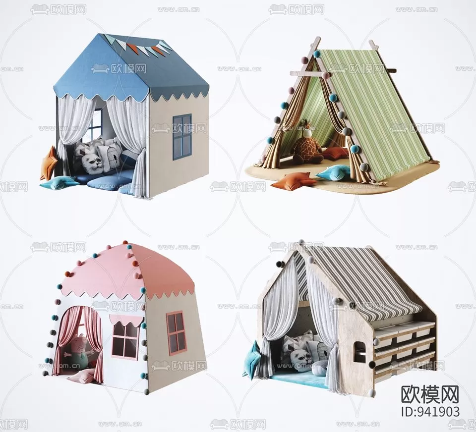 3DSKYFREE – KID - DECOR 3DS MAX MODELS