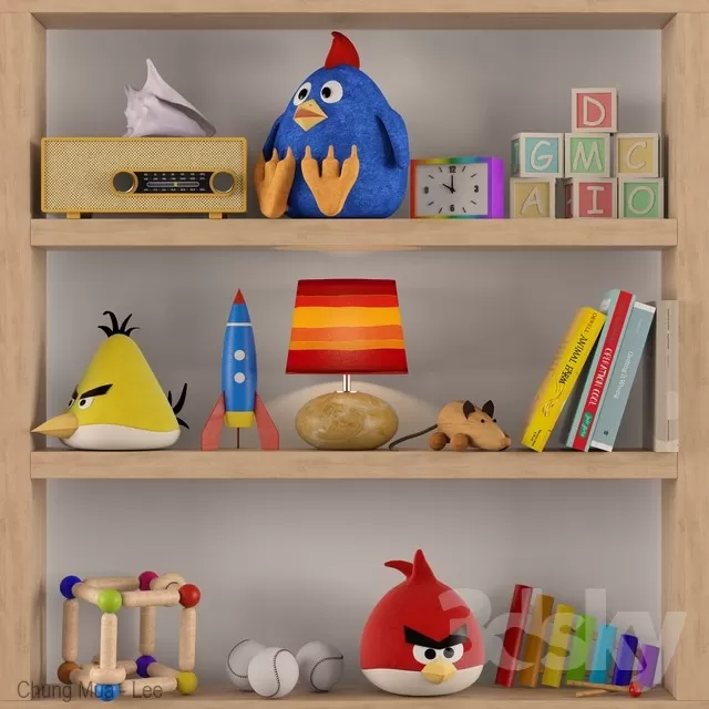 3DSKYFREE – KID - DECOR 3DS MAX MODELS