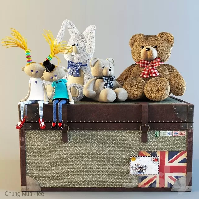 3DSKYFREE – KID - DECOR 3DS MAX MODELS