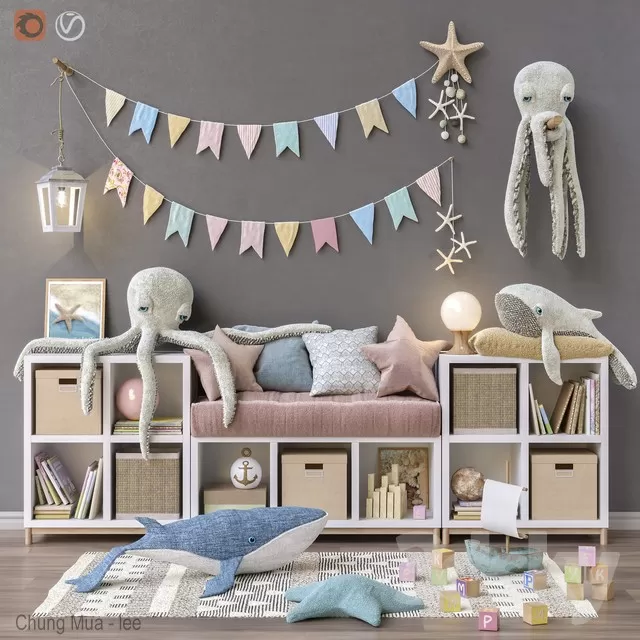 3DSKYFREE – KID - DECOR 3DS MAX MODELS