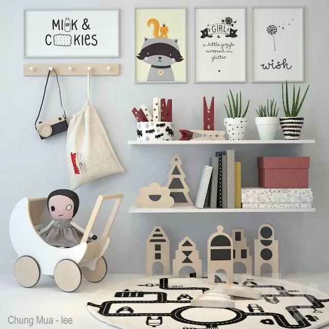3DSKYFREE – KID - DECOR 3DS MAX MODELS