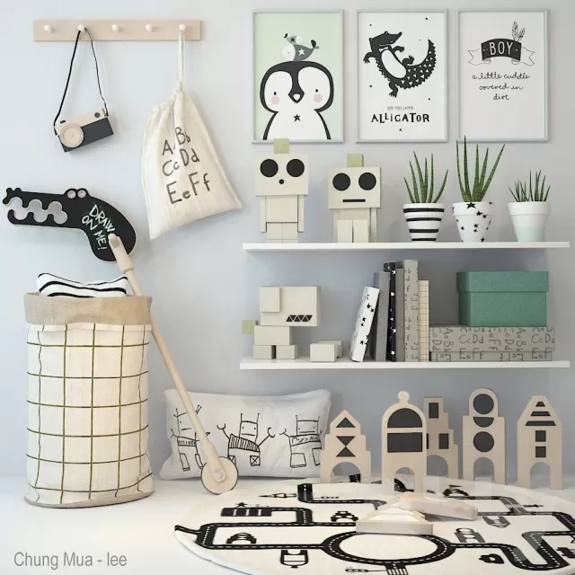 3DSKYFREE – KID - DECOR 3DS MAX MODELS