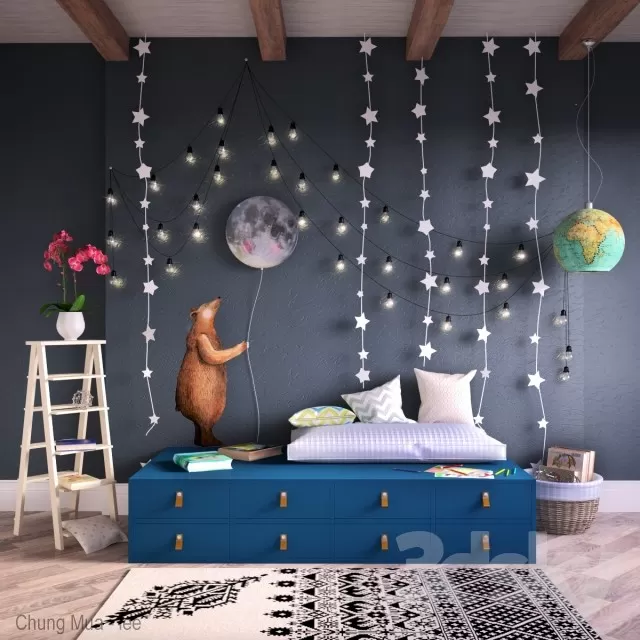 3DSKYFREE – KID - DECOR 3DS MAX MODELS