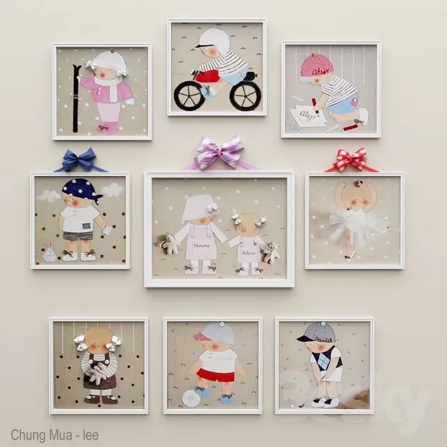 3DSKYFREE – KID - DECOR 3DS MAX MODELS